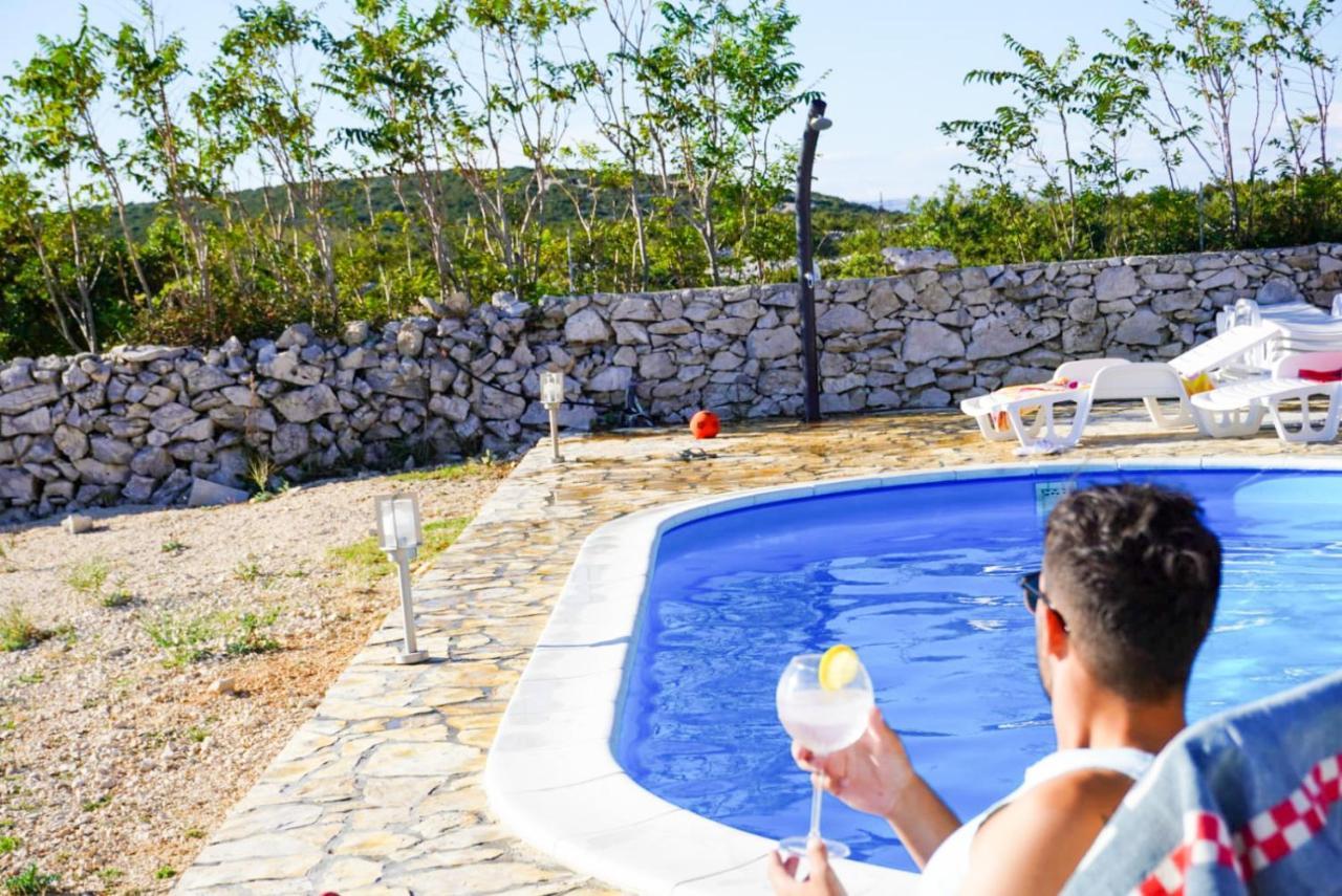 Beautiful Secluded Area Near Novalja Vacation House With Pool And Sea View Villa Lara Bagian luar foto