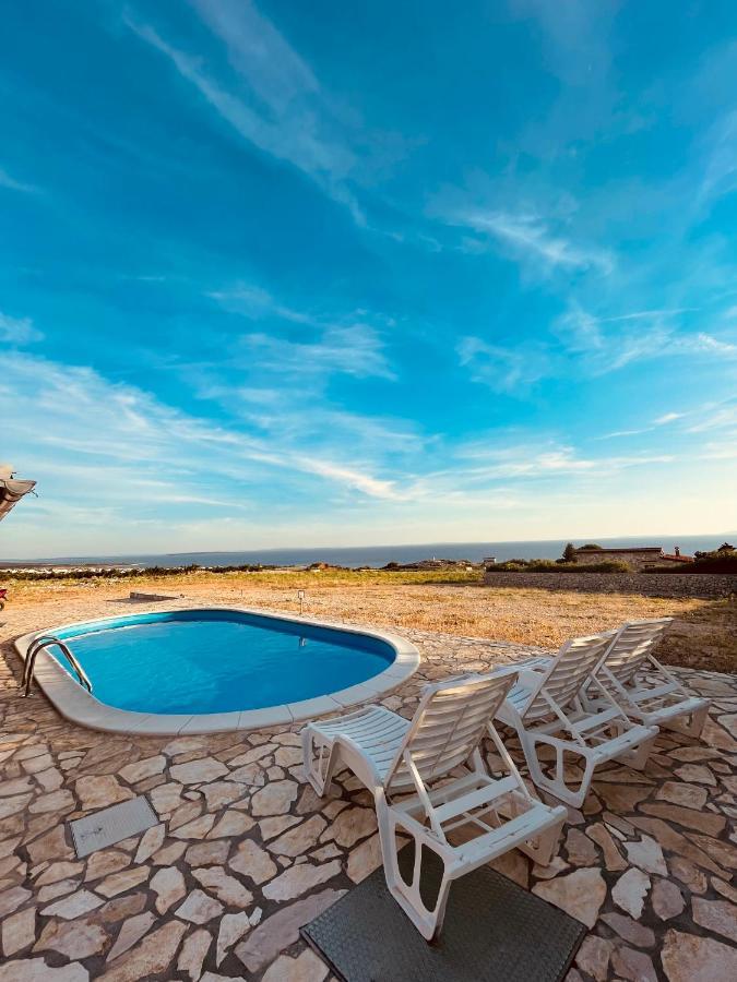 Beautiful Secluded Area Near Novalja Vacation House With Pool And Sea View Villa Lara Bagian luar foto